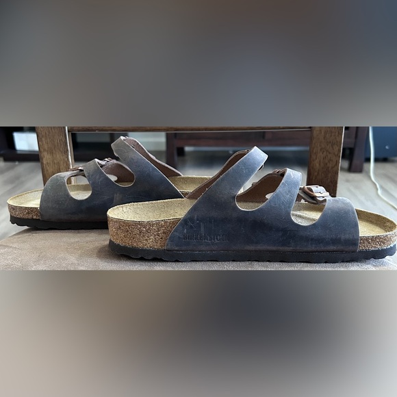 BIRKENSTOCK Women’s Florida Soft Footbed Oiled Leather In Havana 39/8.5-9✨NIB✨ - Picture 14 of 15